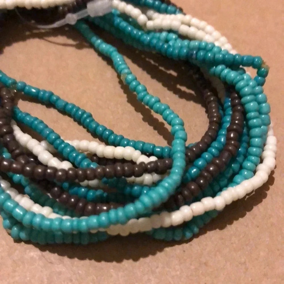 BEADED NEW WOMENS BRACELET ELASTIC STRETCH GIFT SIZE S SMALL - Picture 3 of 5